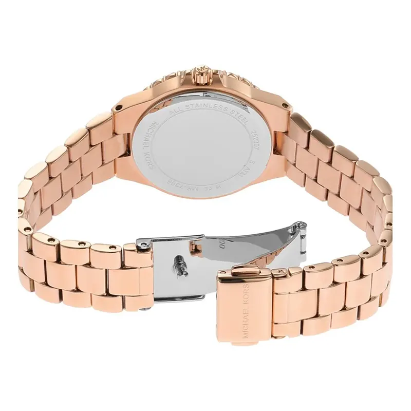 Michael Kors Mini Lennox Rose Gold-Tone Ladies Watch- MK7396